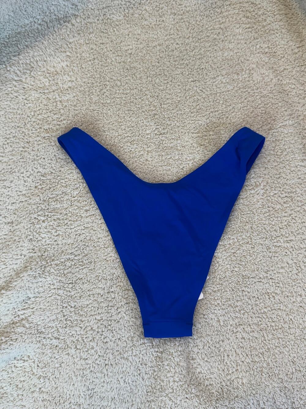 Brand New L Space Women's Size Small Blue Cabana Bottom Bitsy Swimwear